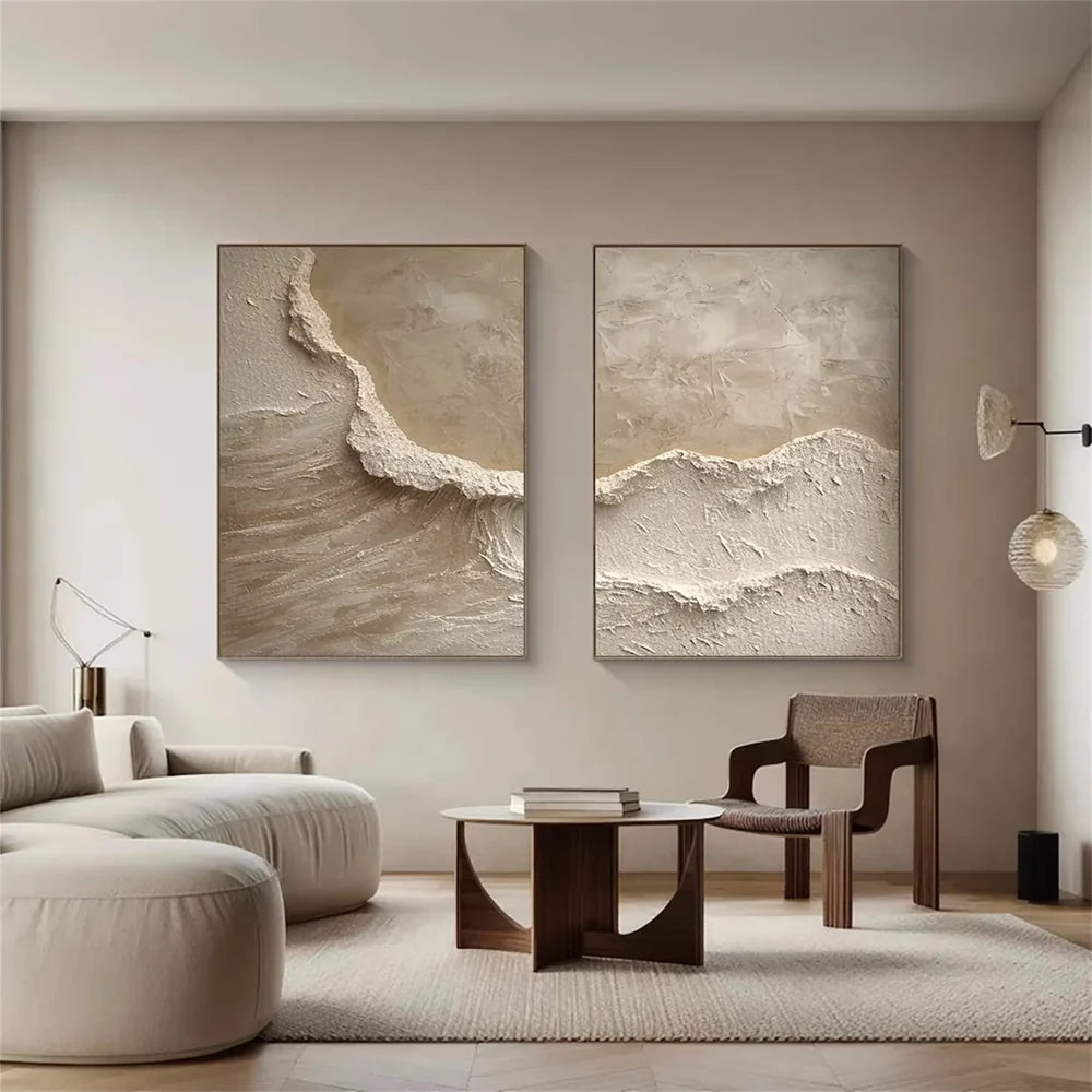 Ocean & Sky Textured Wall Art Set of 2 #MO010