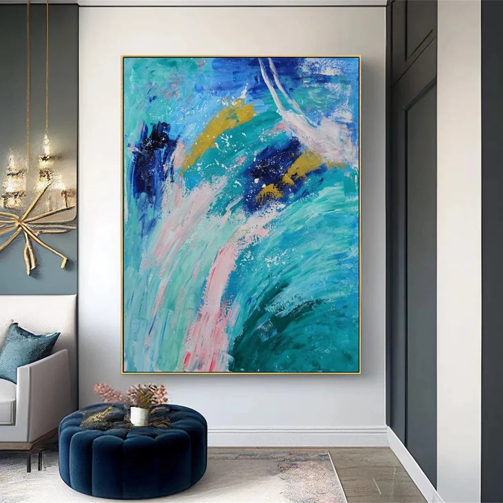 Abstract Texture Wall Art #AT093