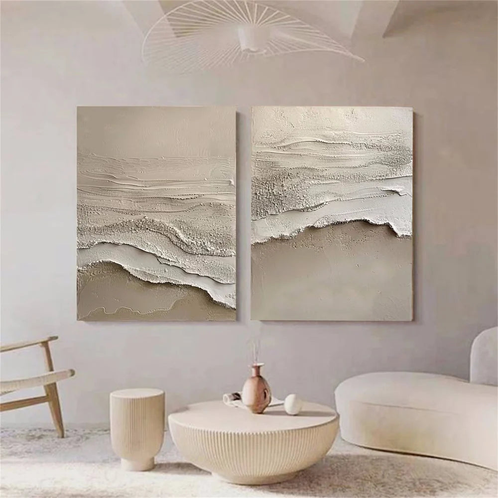 Ocean & Sky Textured Wall Art Set of 2 #MO015