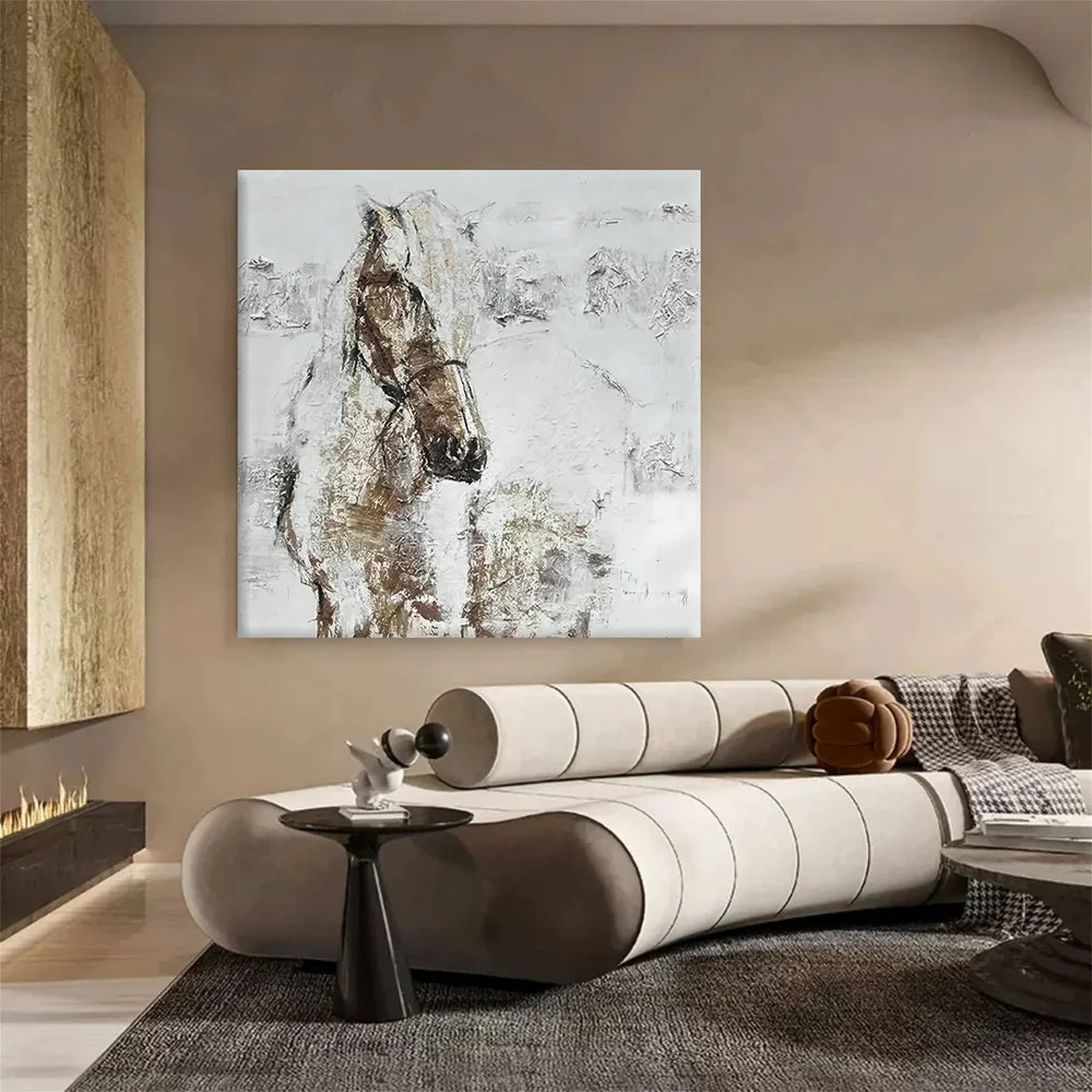 Abstract Horse Animal Wall Art #DL042