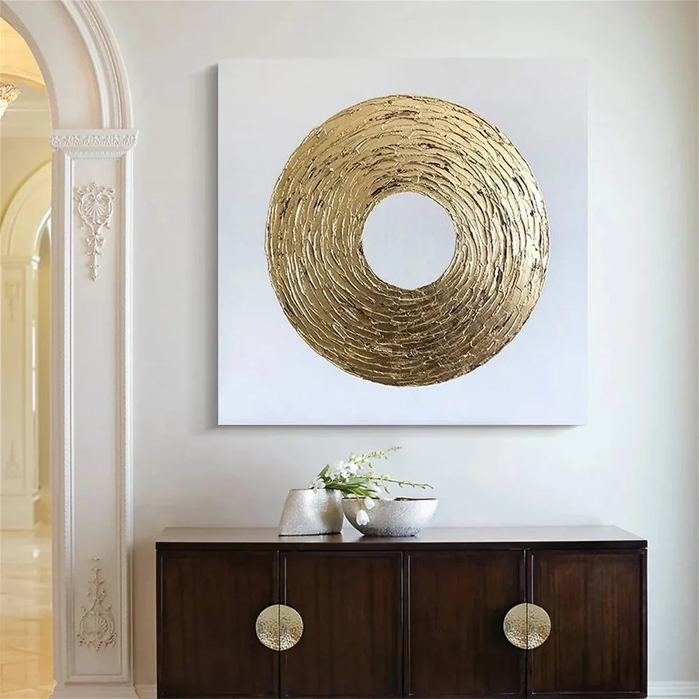 White Minimalist Textured Wall Art #MT124