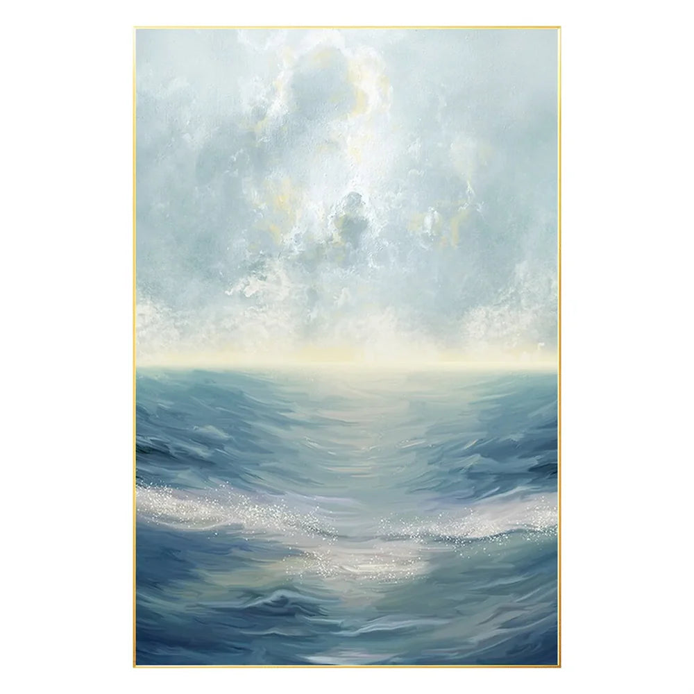 Ocean & Sky Abstract Wall Art #MO063