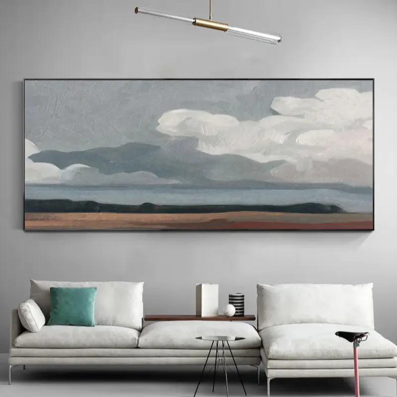 Ocean & Sky Abstract Wall Art #MO070