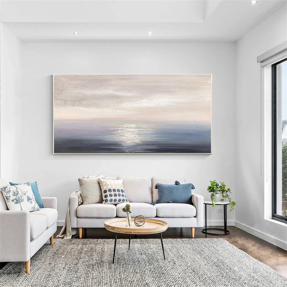 Ocean & Sky Abstract Wall Art #MO002