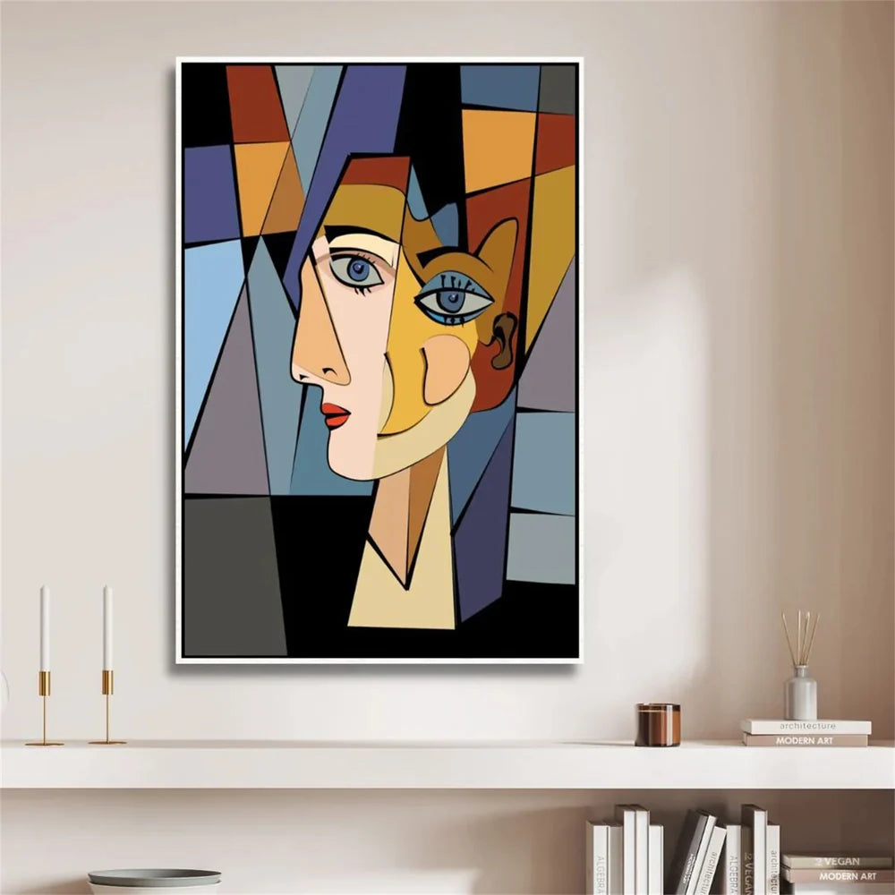 Abstract Portrait Wall Art #PB013