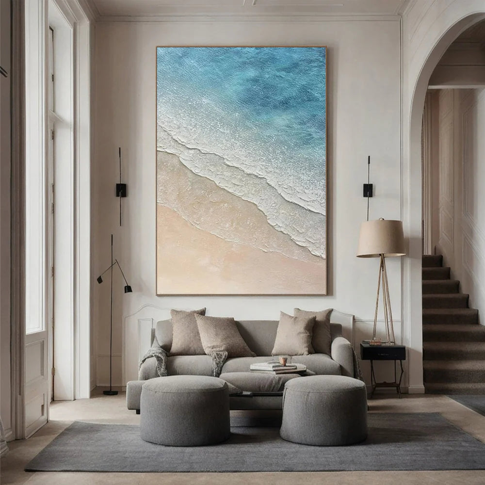 Ocean & Sky Textured Wall Art #MO017