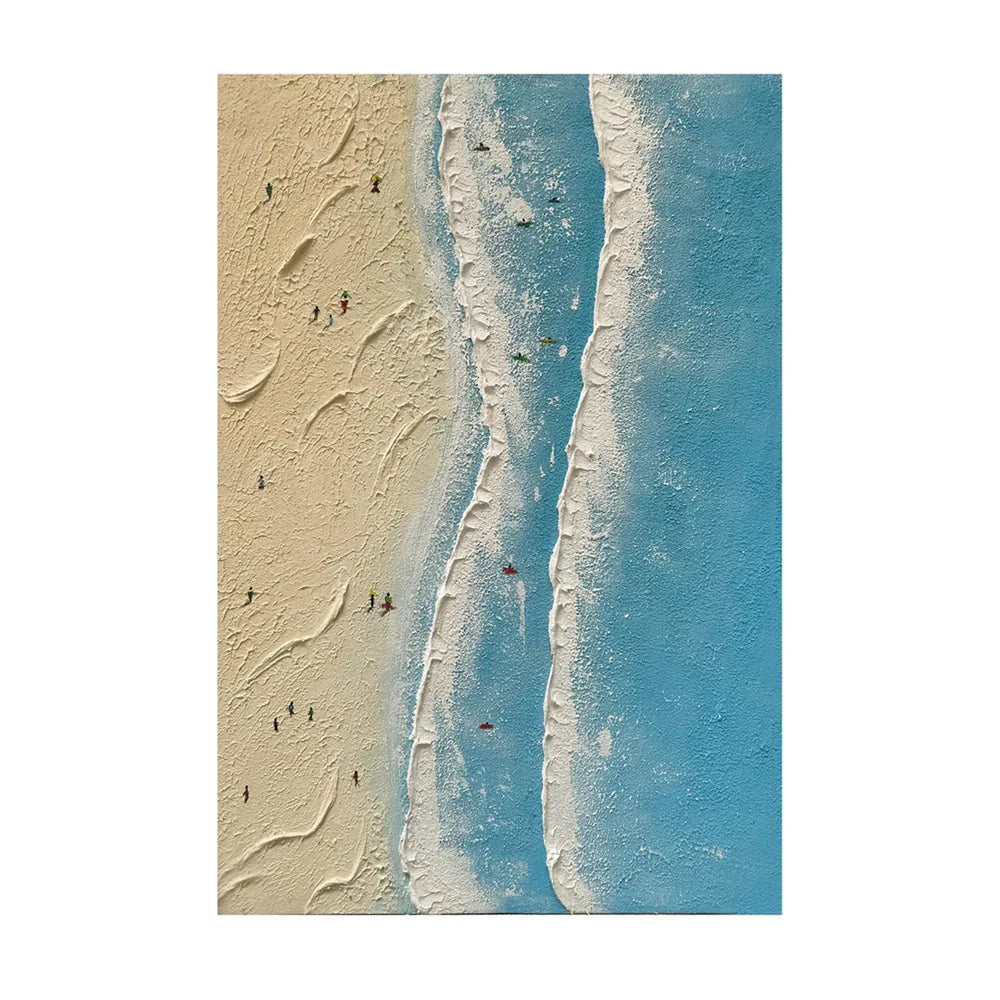 Surfing Sport Art Textured Canvas #PT031