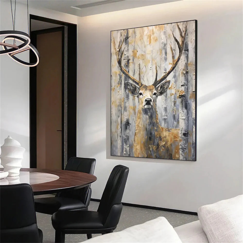 Abstract Animal Textured Wall Art #DL037