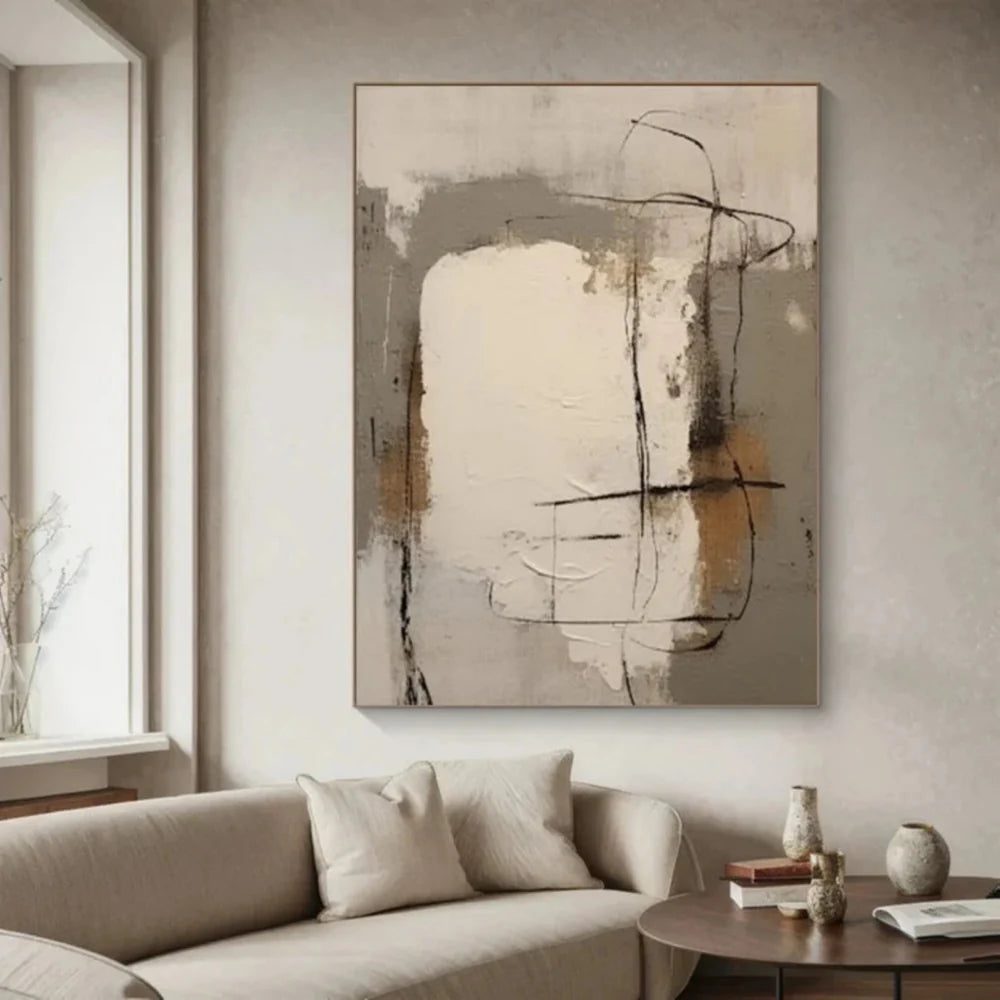 Wabi Sabi Textured Wall Art #WT014