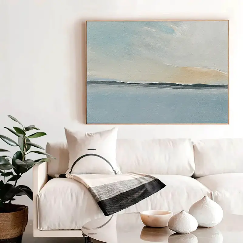 Ocean & Sky Abstract Wall Art #MO053
