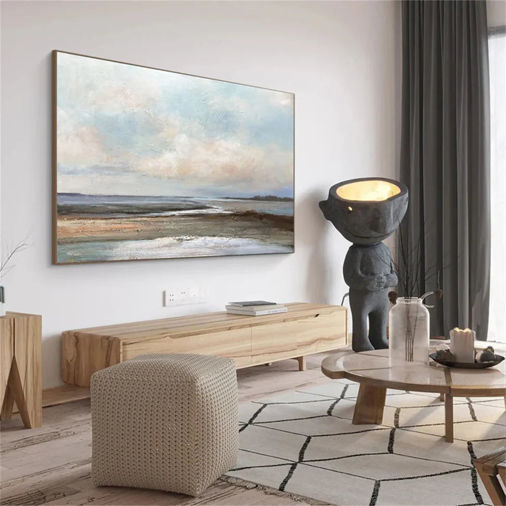 Ocean & Sky Abstract Wall Art # MO023