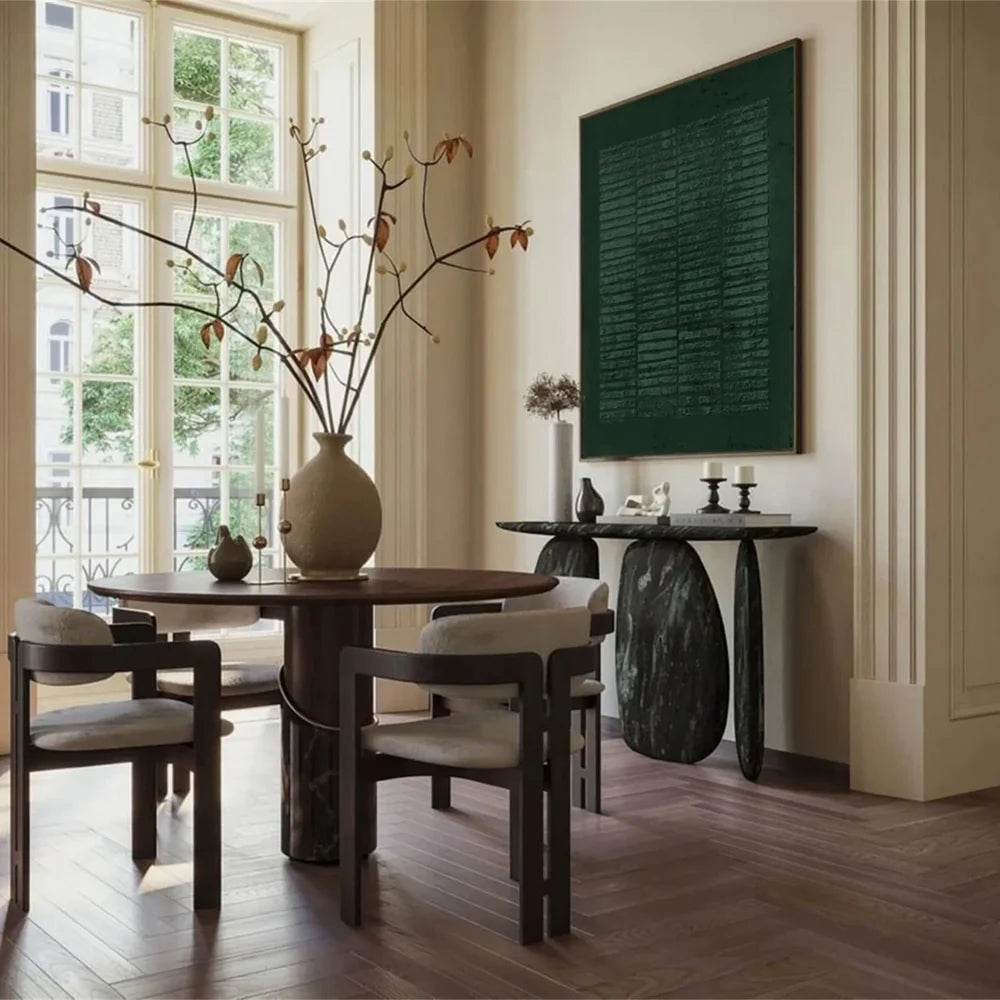 Green Minimalist Textured Wall Art #MT037