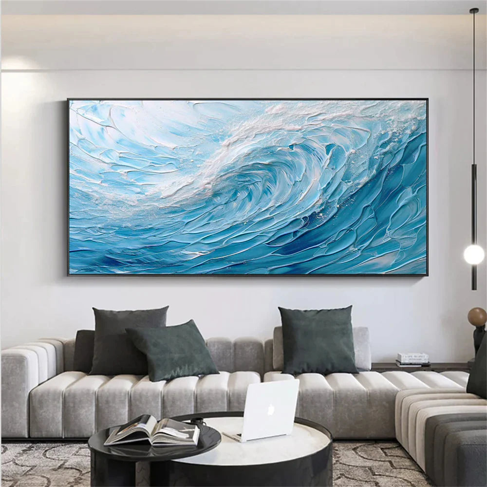 Ocean & Sky Textured Wall Art # MO006