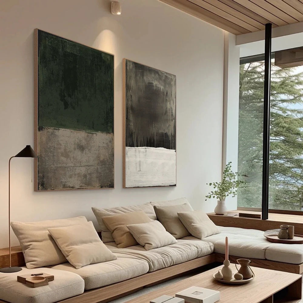Abstract Wall Art Set of 2 #AT053