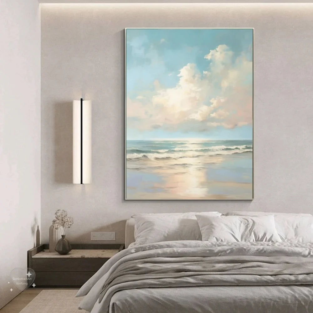 Ocean & Sky Abstract Wall Art #MO061