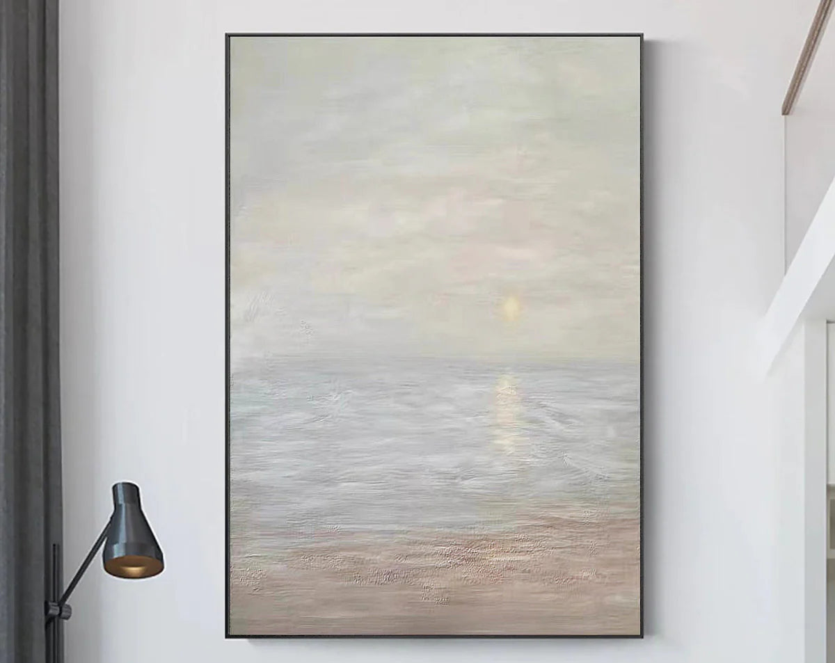 Ocean & Sky Abstract Wall Art #MO069