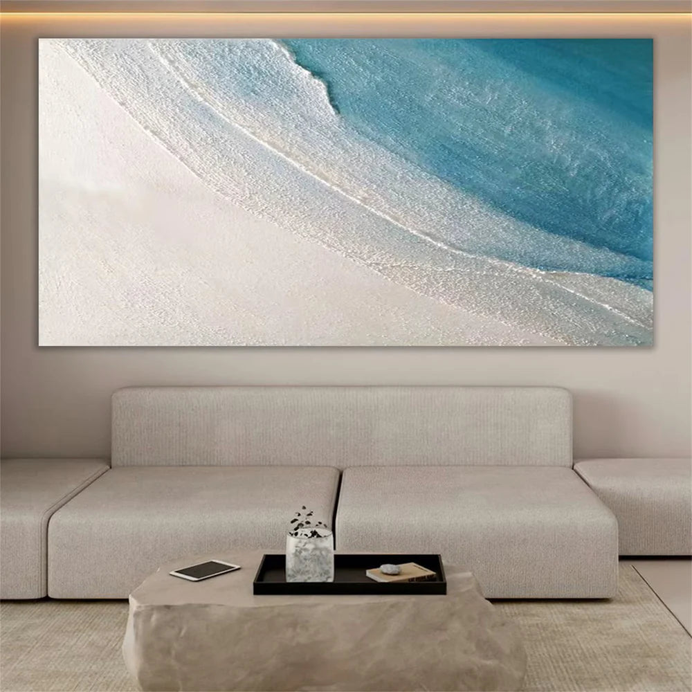 Ocean & Sky Abstract Wall Art #MO068
