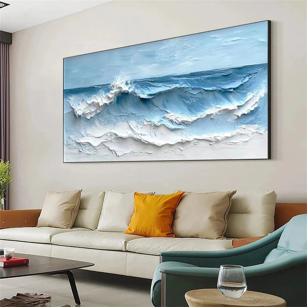 Ocean & Sky Textured Wall Art # MO007