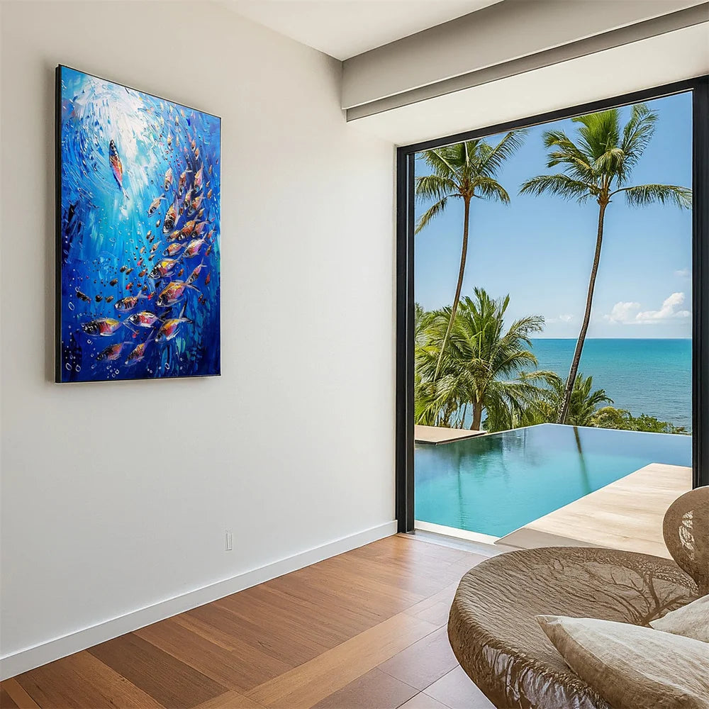 Abstract Animal Textured Wall Art #DL031