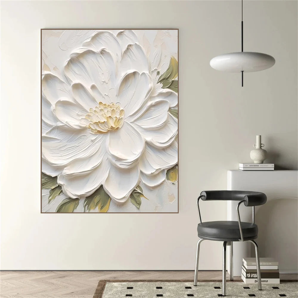 Flower & Tree Textured Abstract Wall Art #SF032