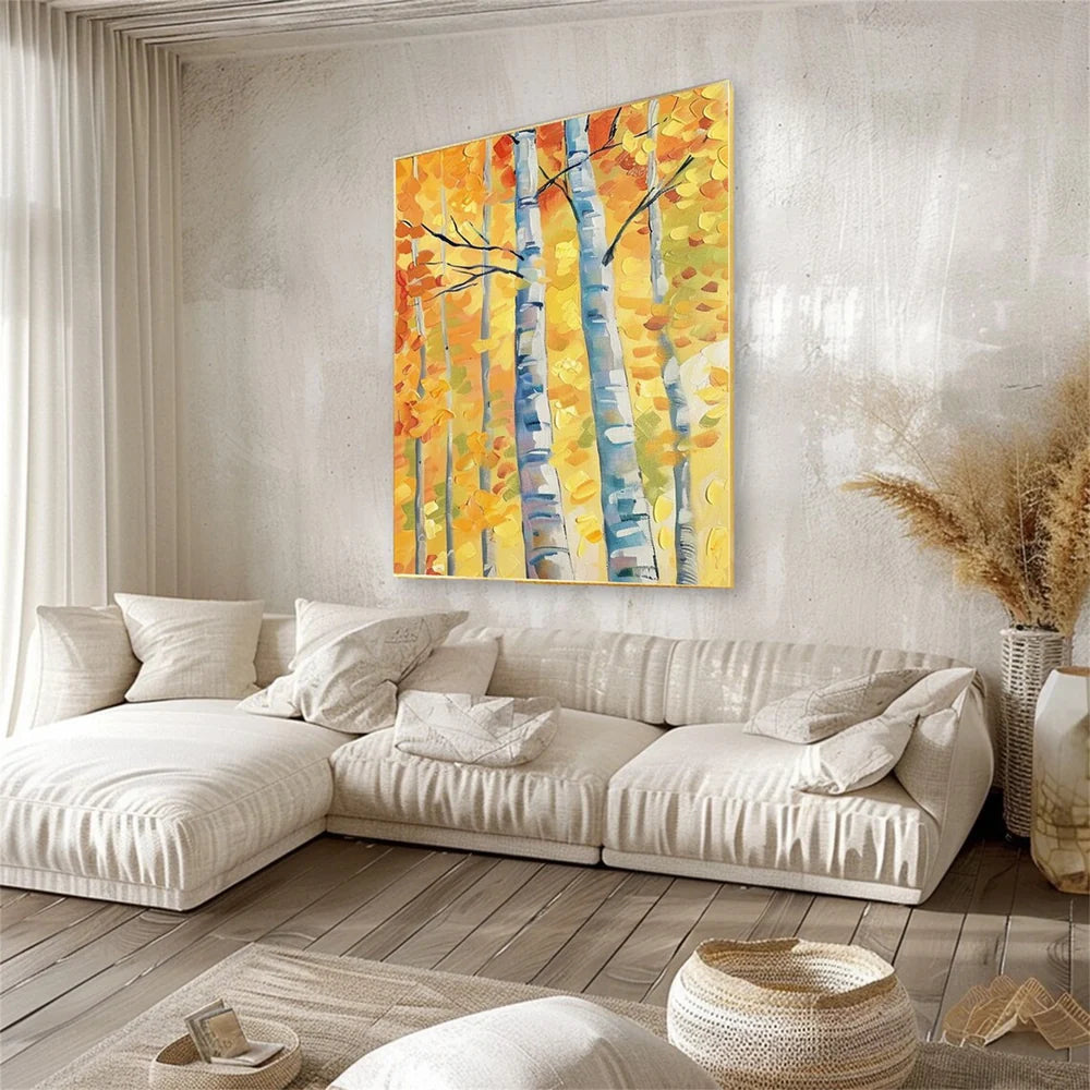 Flower & Tree Abstract Wall Art Set of 2 #SF041