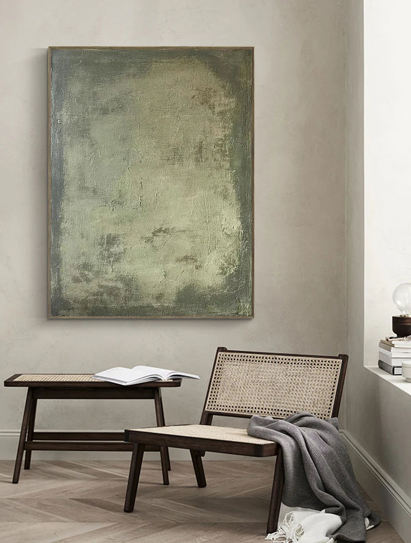 Green Abstract Wall Art #AT064