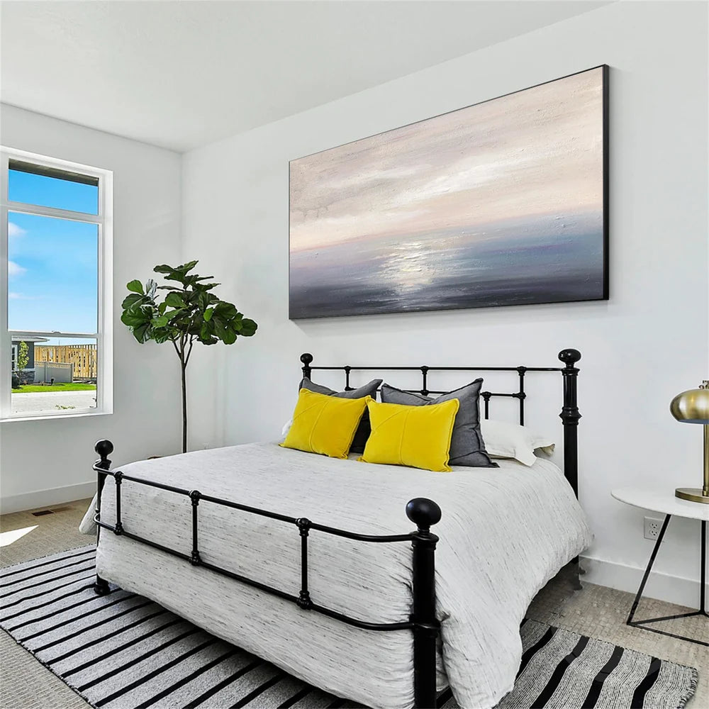 Ocean & Sky Abstract Wall Art #MO002