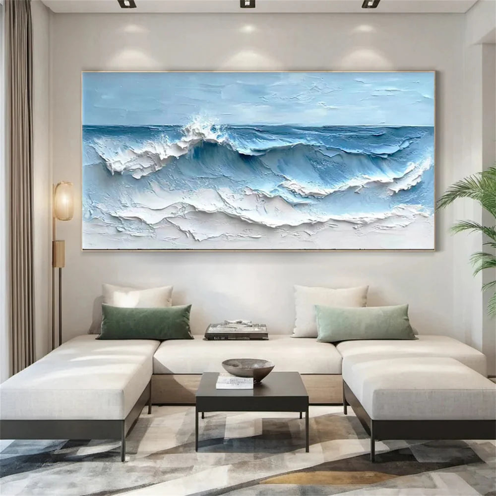 Ocean & Sky Textured Wall Art # MO007