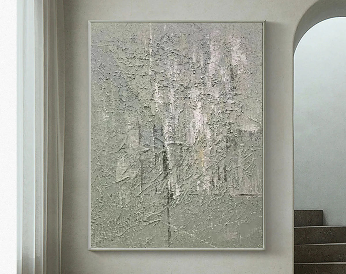 Green Abstract Texture Wall Art #AT065