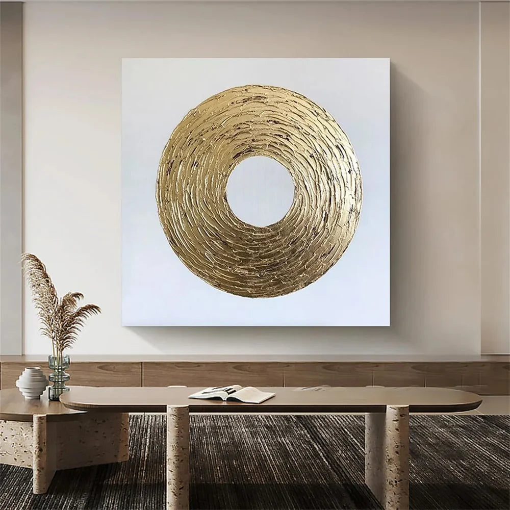 White Minimalist Textured Wall Art #MT124