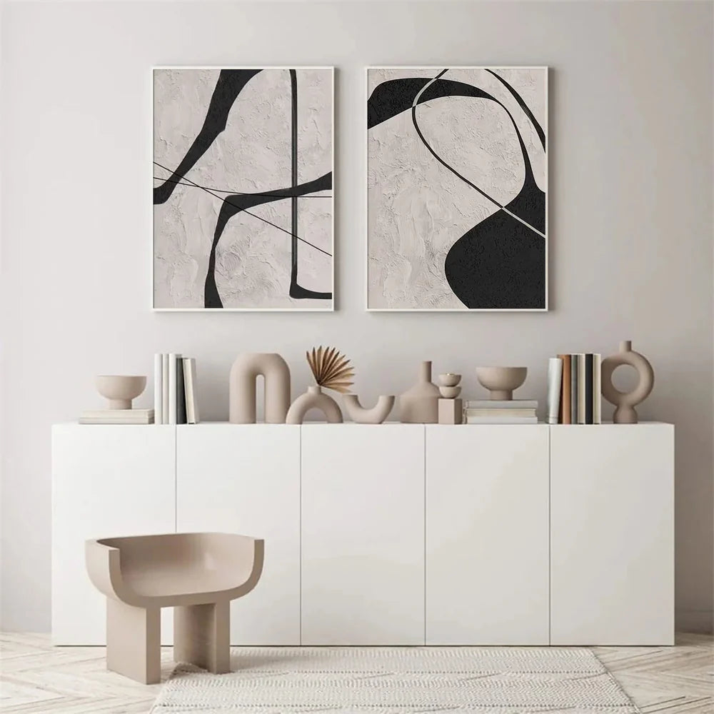 Abstract Wall Art Set of 2#AT025