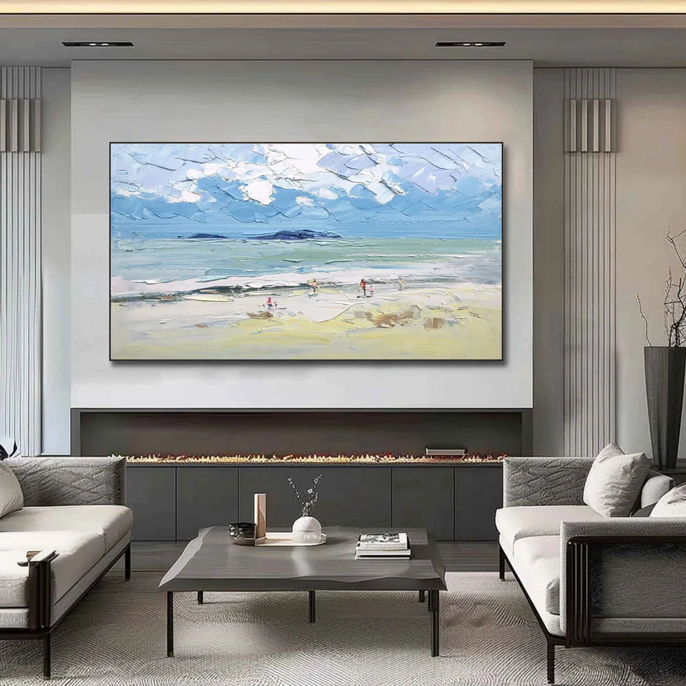 Ocean & Sky Abstract Wall Art # MO021