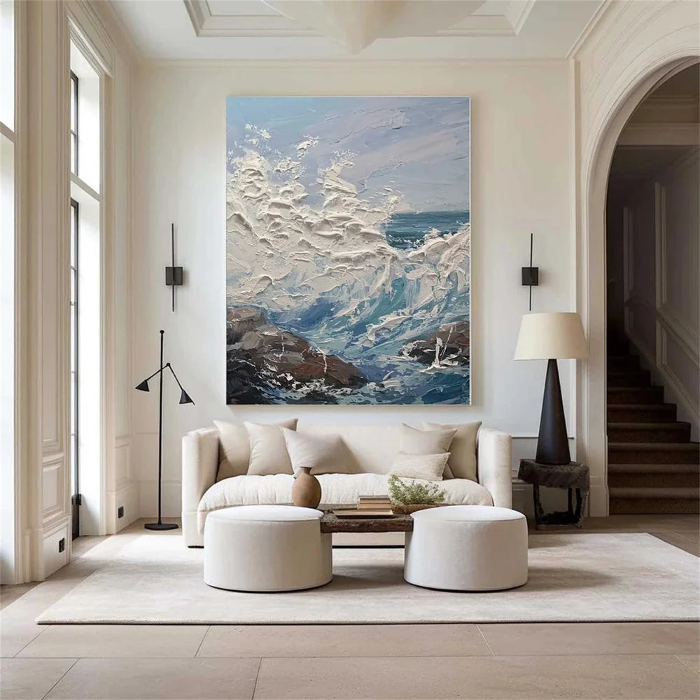 Ocean & Sky Textured Wall Art #MO013