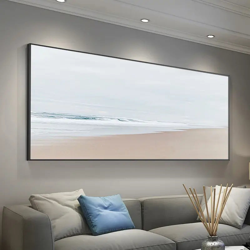 Ocean & Sky Abstract Wall Art #MO055