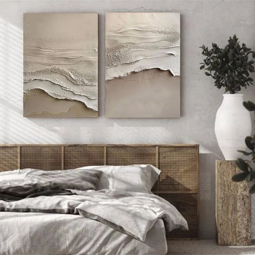Ocean & Sky Textured Wall Art Set of 2 #MO015