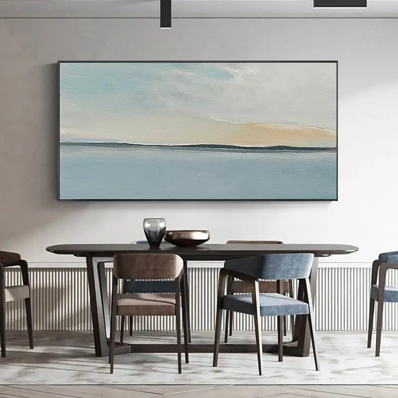 Ocean & Sky Abstract Wall Art #MO053