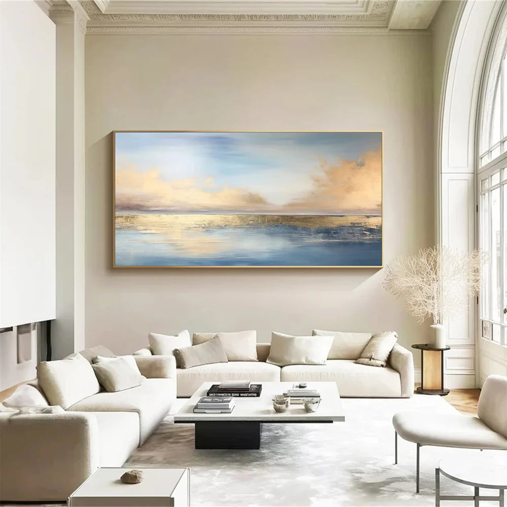 Ocean & Sky Abstract Wall Art # MO018