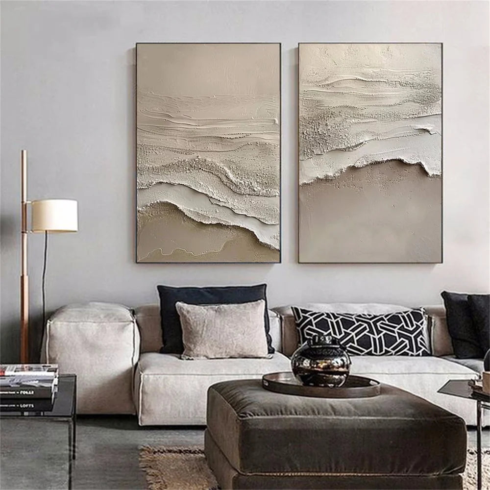 Ocean & Sky Textured Wall Art Set of 2 #MO015