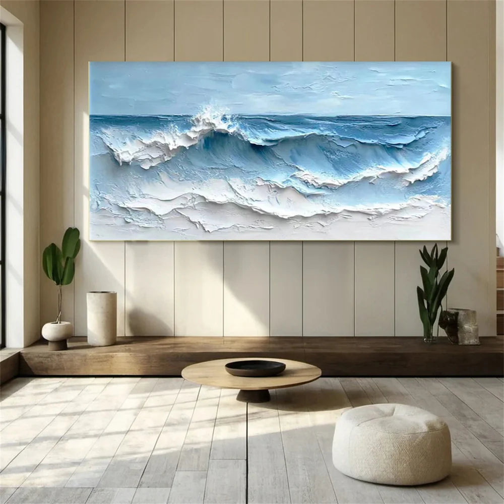 Ocean & Sky Textured Wall Art # MO007