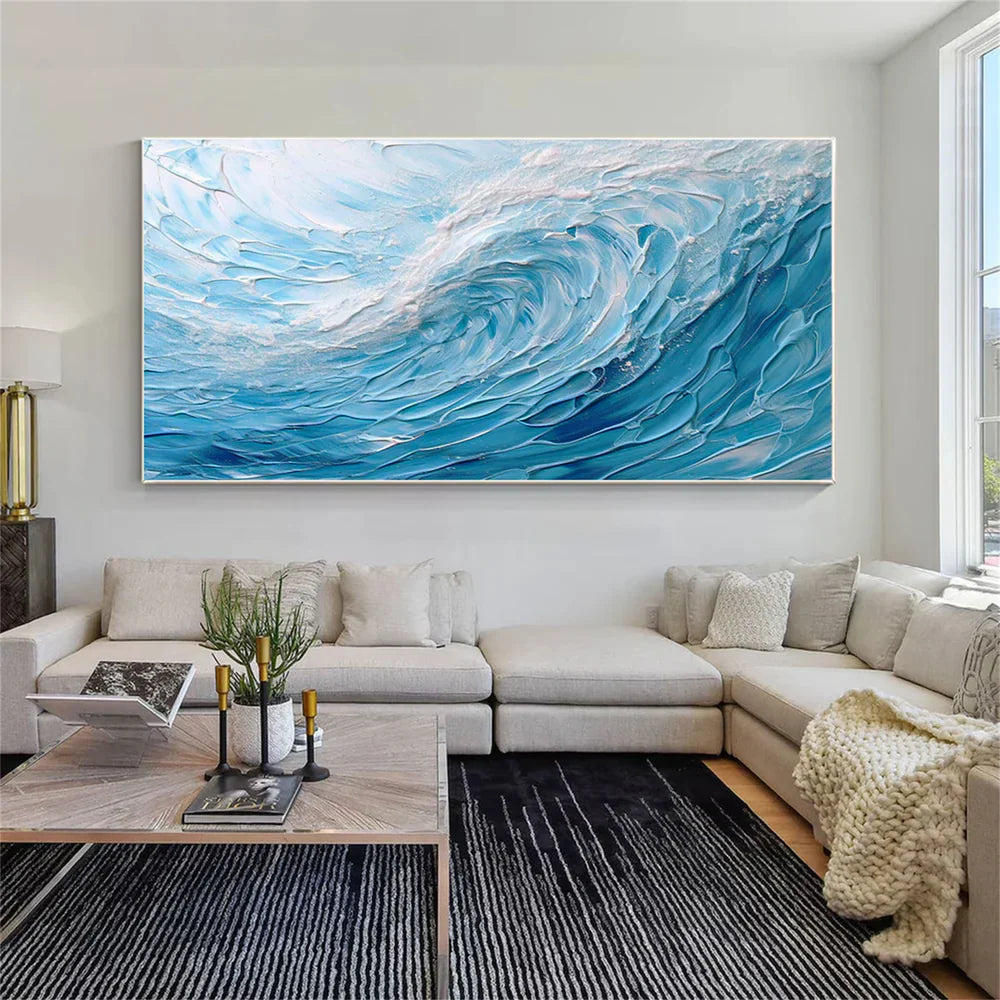 Ocean & Sky Textured Wall Art # MO006