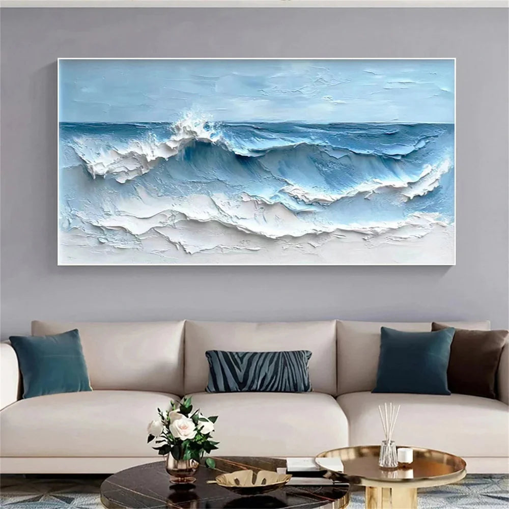 Ocean & Sky Textured Wall Art # MO007