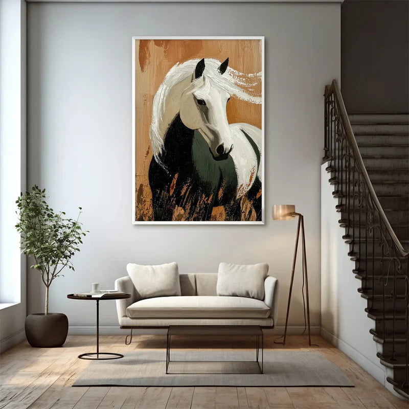 Abstract Horse Animal Wall Art #DL030