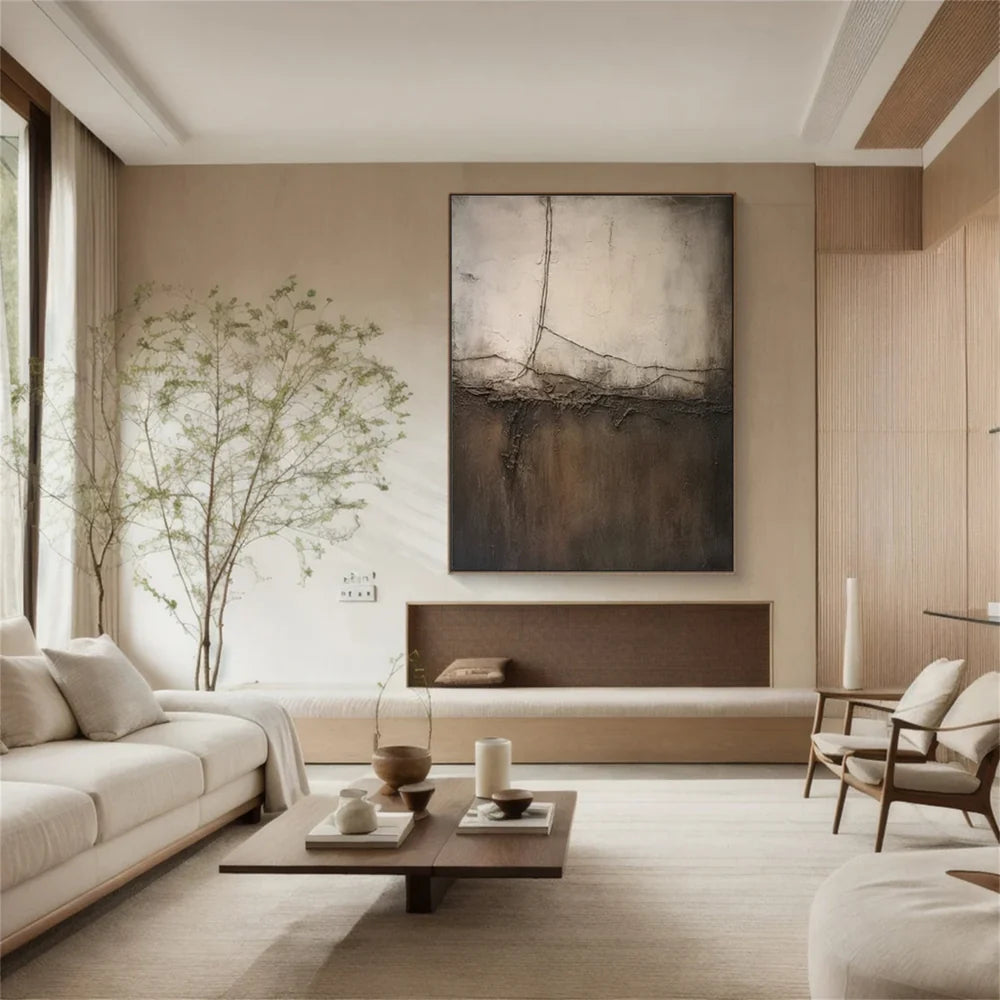 Wabi Sabi Textured Wall Art #WT037