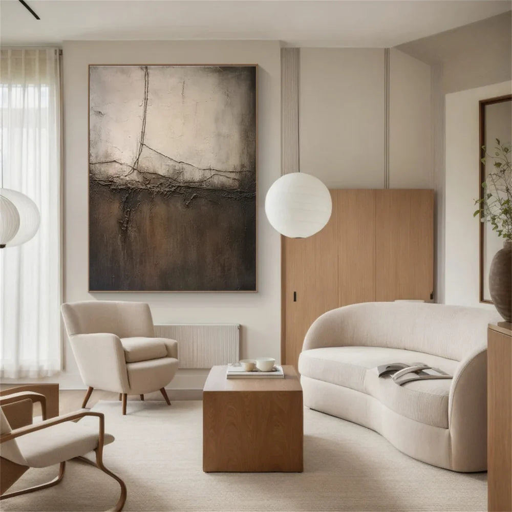 Wabi Sabi Textured Wall Art #WT037