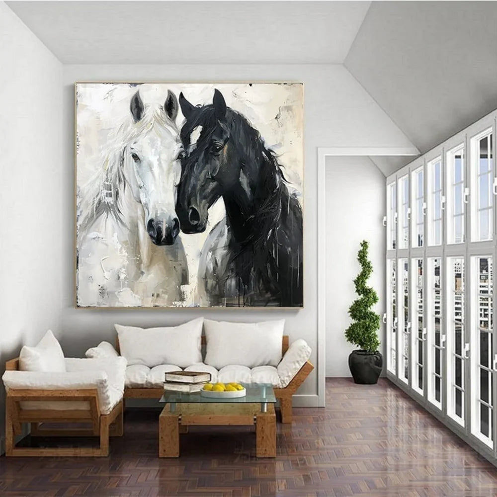 Abstract Horse Animal Wall Art #DL019