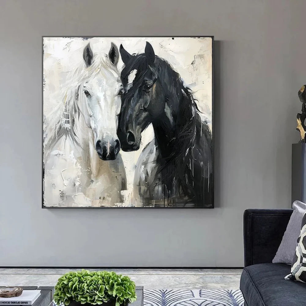 Abstract Horse Animal Wall Art #DL019