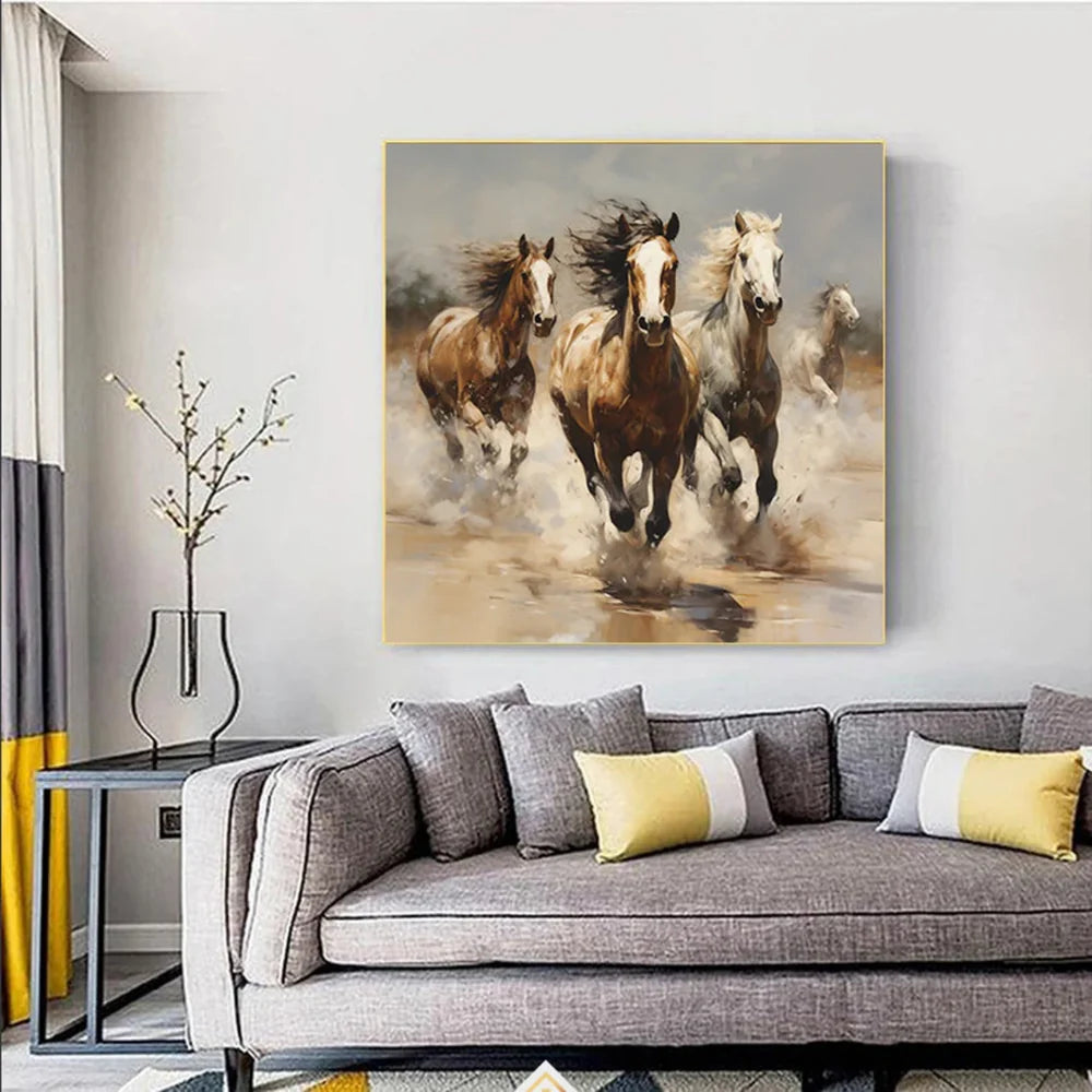 Abstract Horse Animal Wall Art #DL022