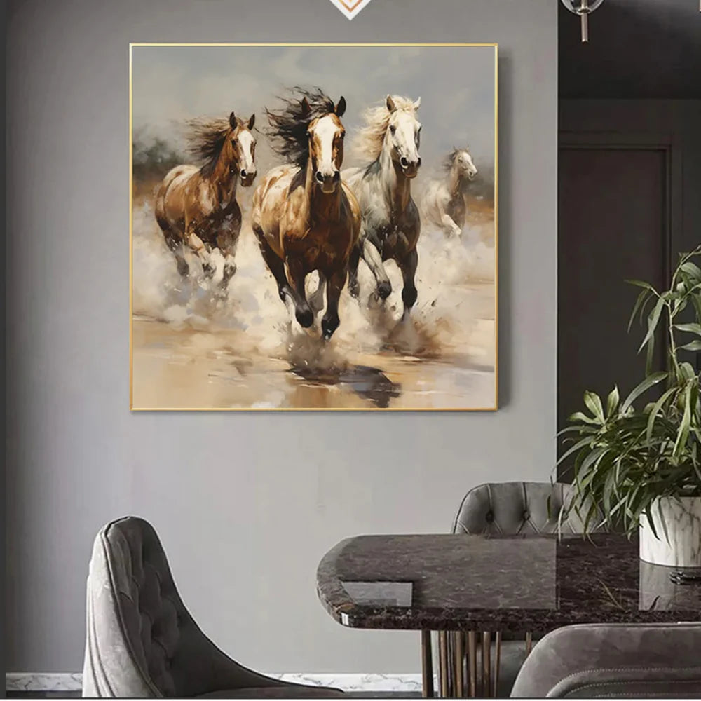 Abstract Horse Animal Wall Art #DL022