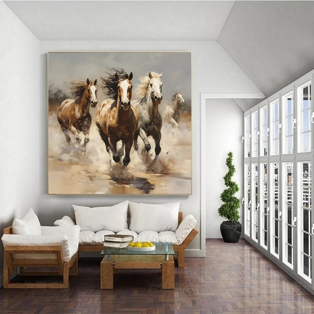 Abstract Horse Animal Wall Art #DL022