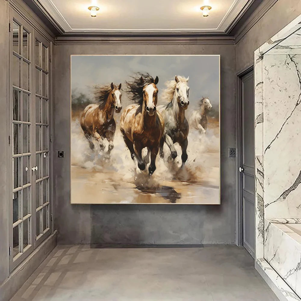 Abstract Horse Animal Wall Art #DL022